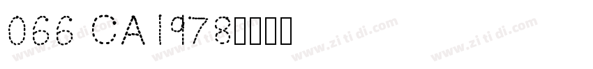 066 CA1978字体转换